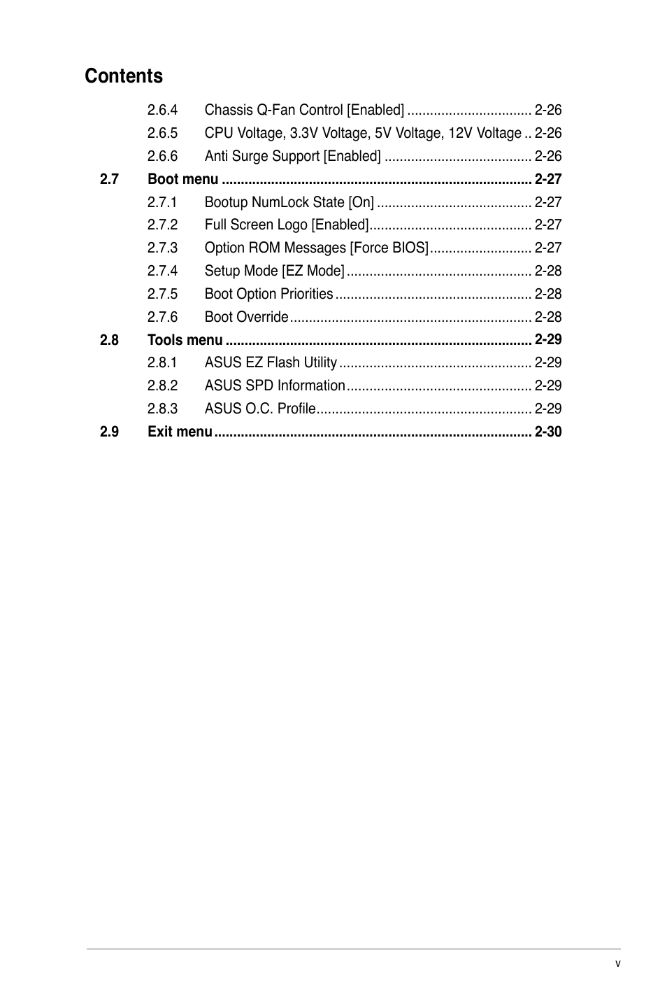 Asus P8Q67-M DO/USB3/TPM User Manual | Page 5 / 62