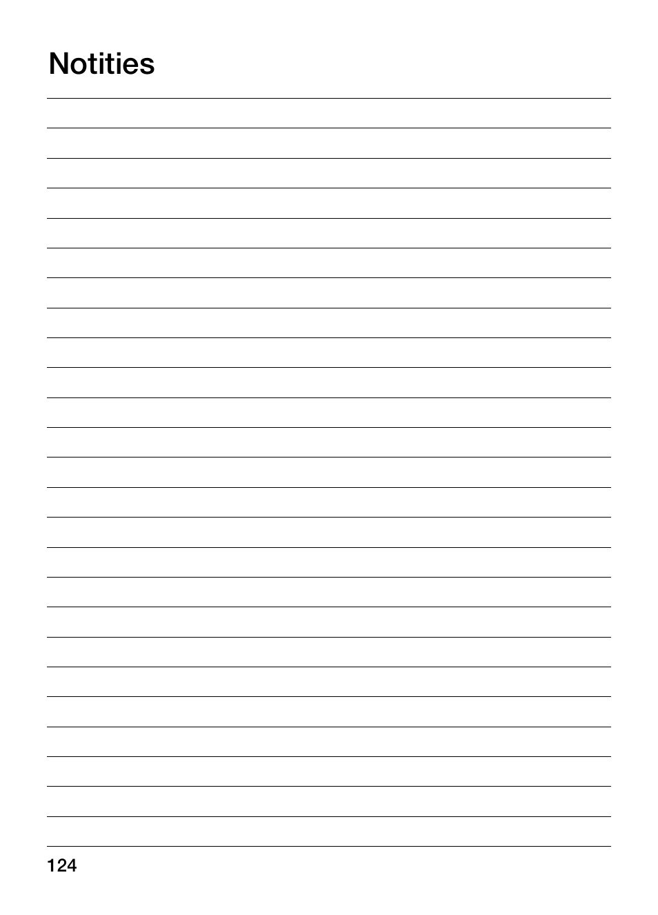 Notities | Neff N64K40N0 User Manual | Page 124 / 124