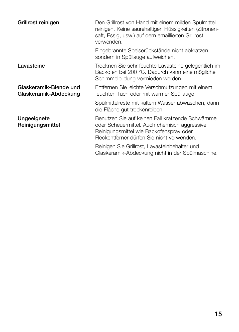 Neff N64K40N0 User Manual | Page 15 / 124
