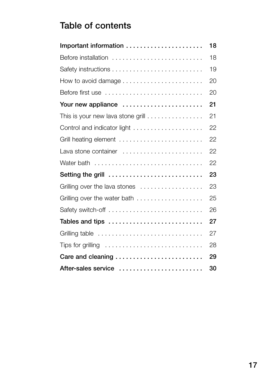 Neff N64K40N0 User Manual | Page 17 / 124