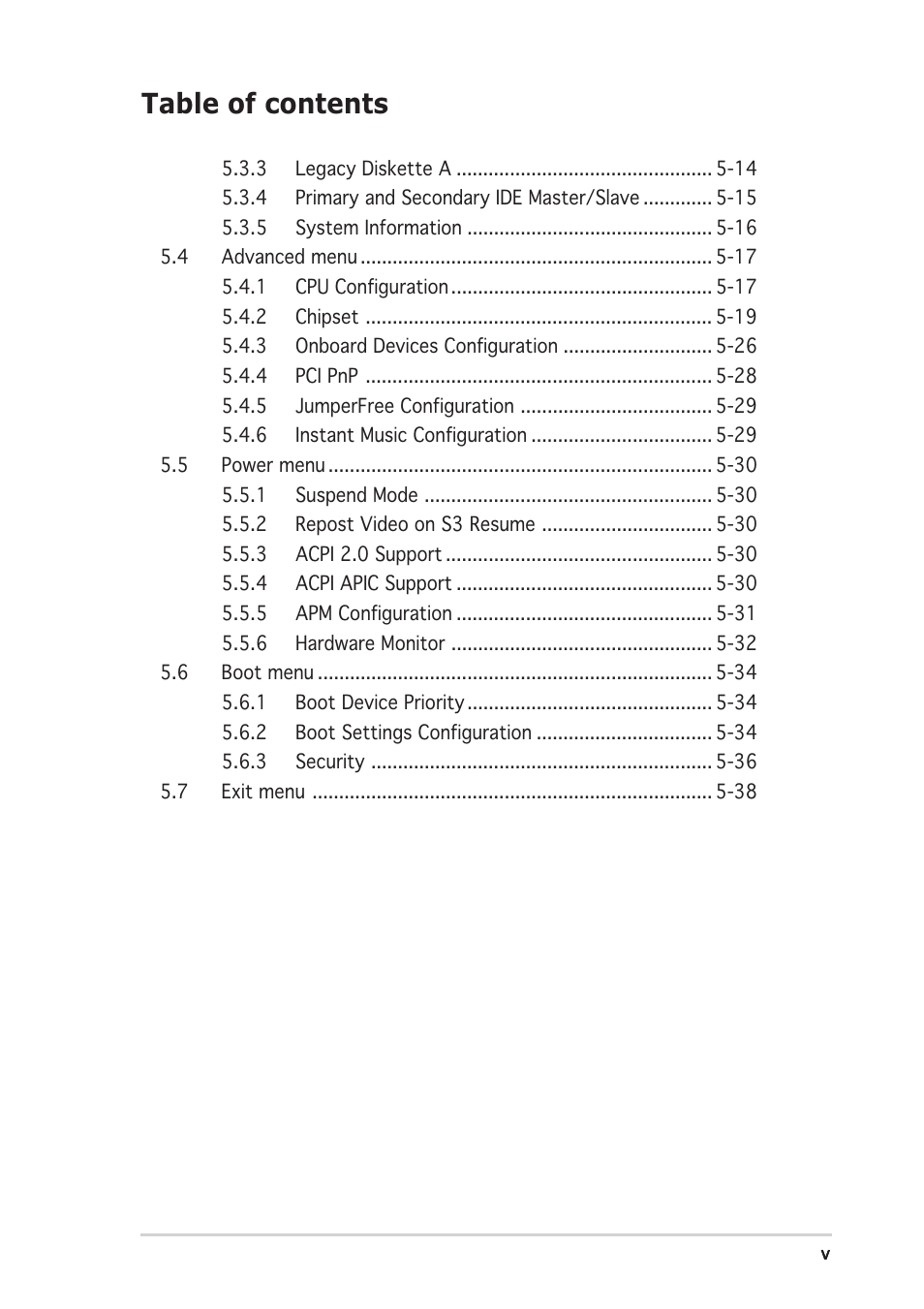 Asus Vintage-AH1 User Manual | Page 5 / 103