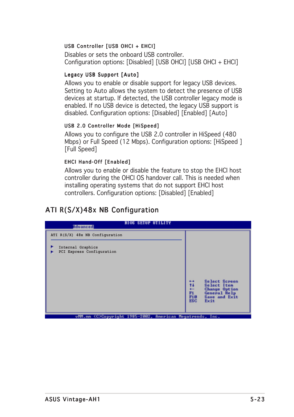 Ati r(s/x)48x nb configuration | Asus Vintage-AH1 User Manual | Page 86 / 103