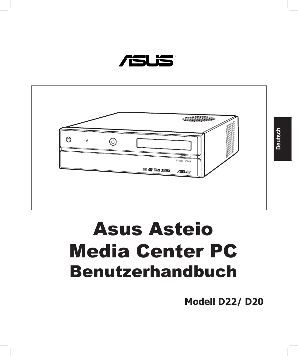 Asus asteio media center pc, Benutzerhandbuch | Asus Asteio D22 User Manual | Page 85 / 252