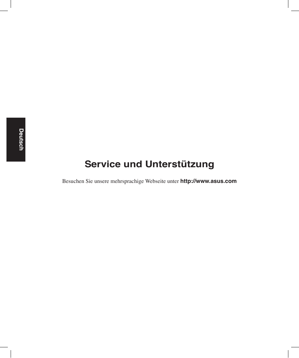 Service und unterstützung | Asus Asteio D22 User Manual | Page 86 / 252