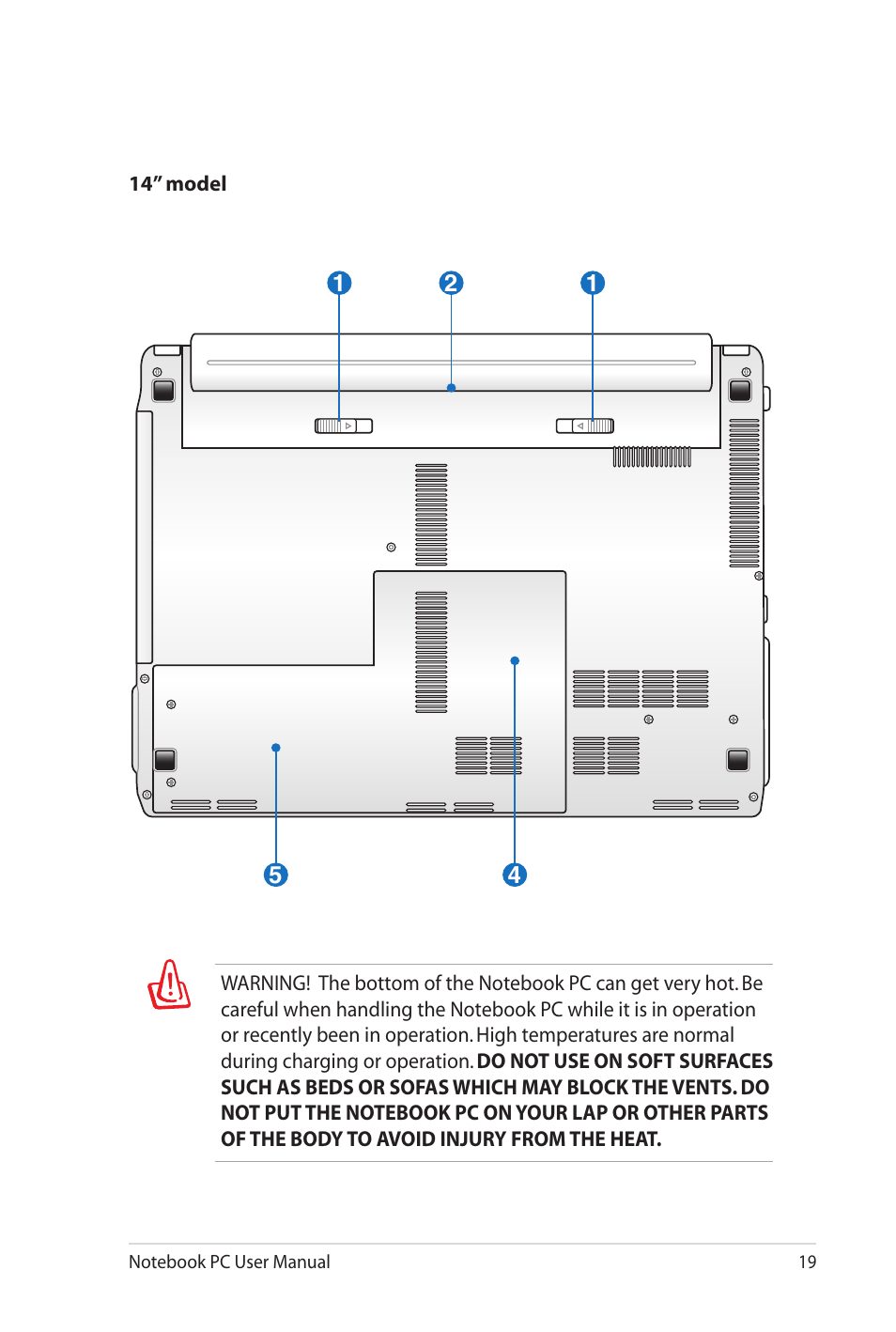 Asus U41JF User Manual | Page 19 / 112