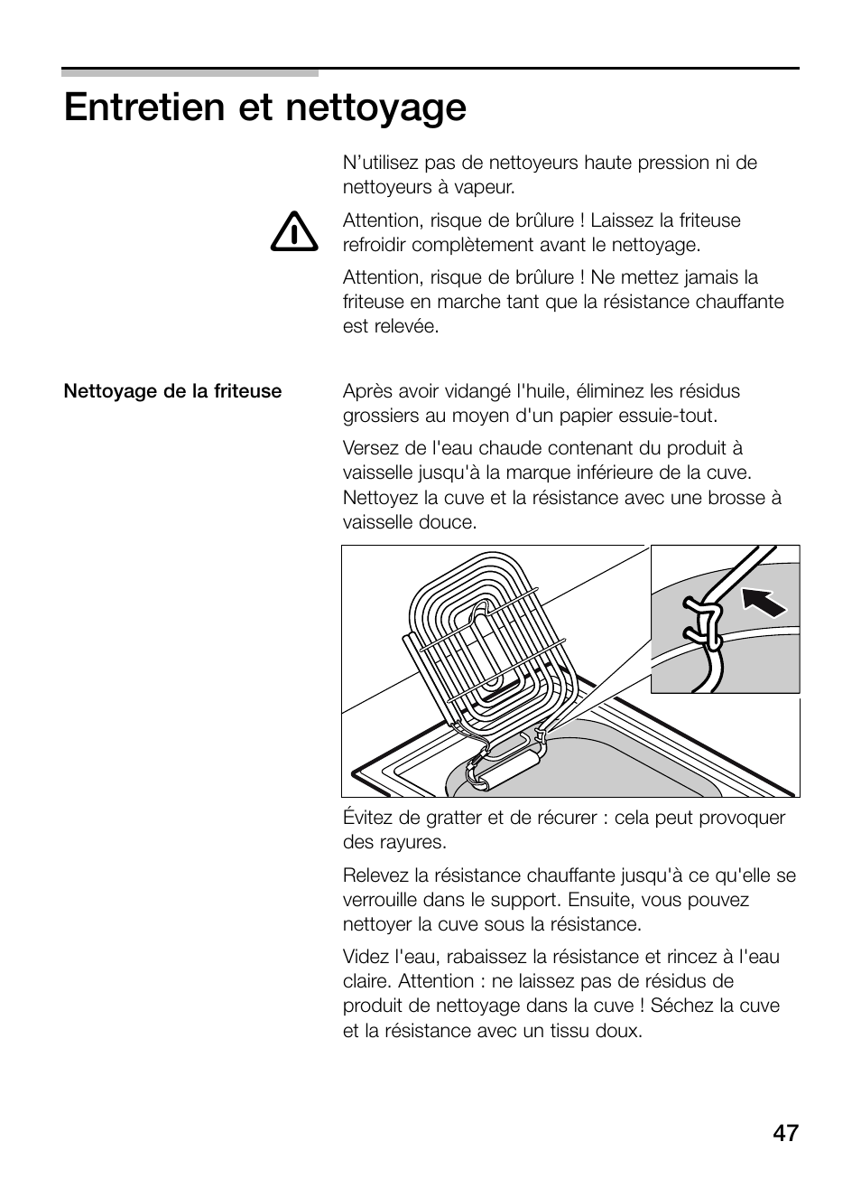 Entretien et nettoyage | Neff N34K30N0 User Manual | Page 47 / 128