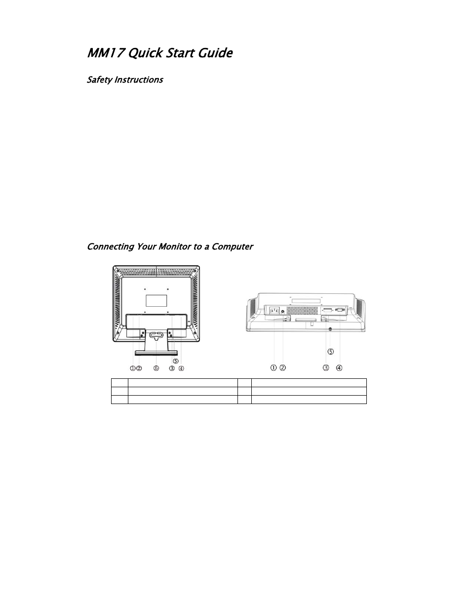 Asus MM17T User Manual | 2 pages