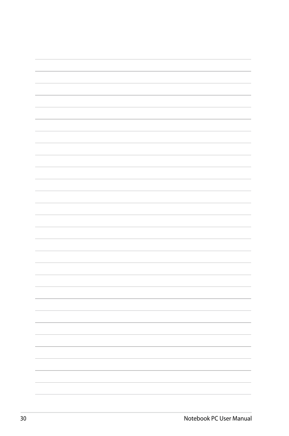 Asus X73BR User Manual | Page 30 / 112