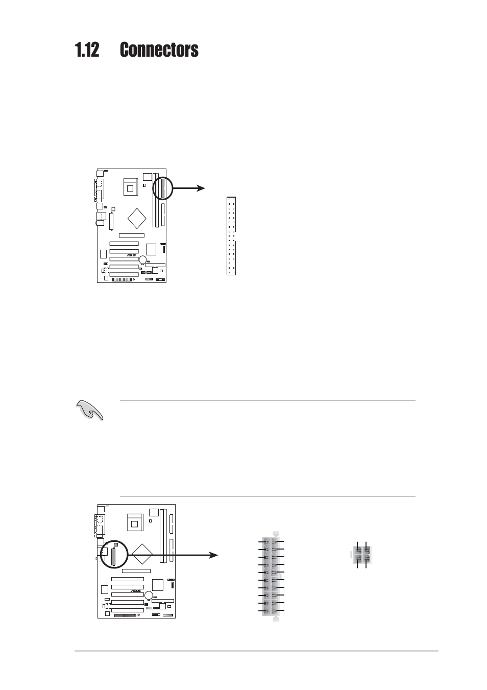 12 connectors | Asus P4P800S User Manual | Page 31 / 82