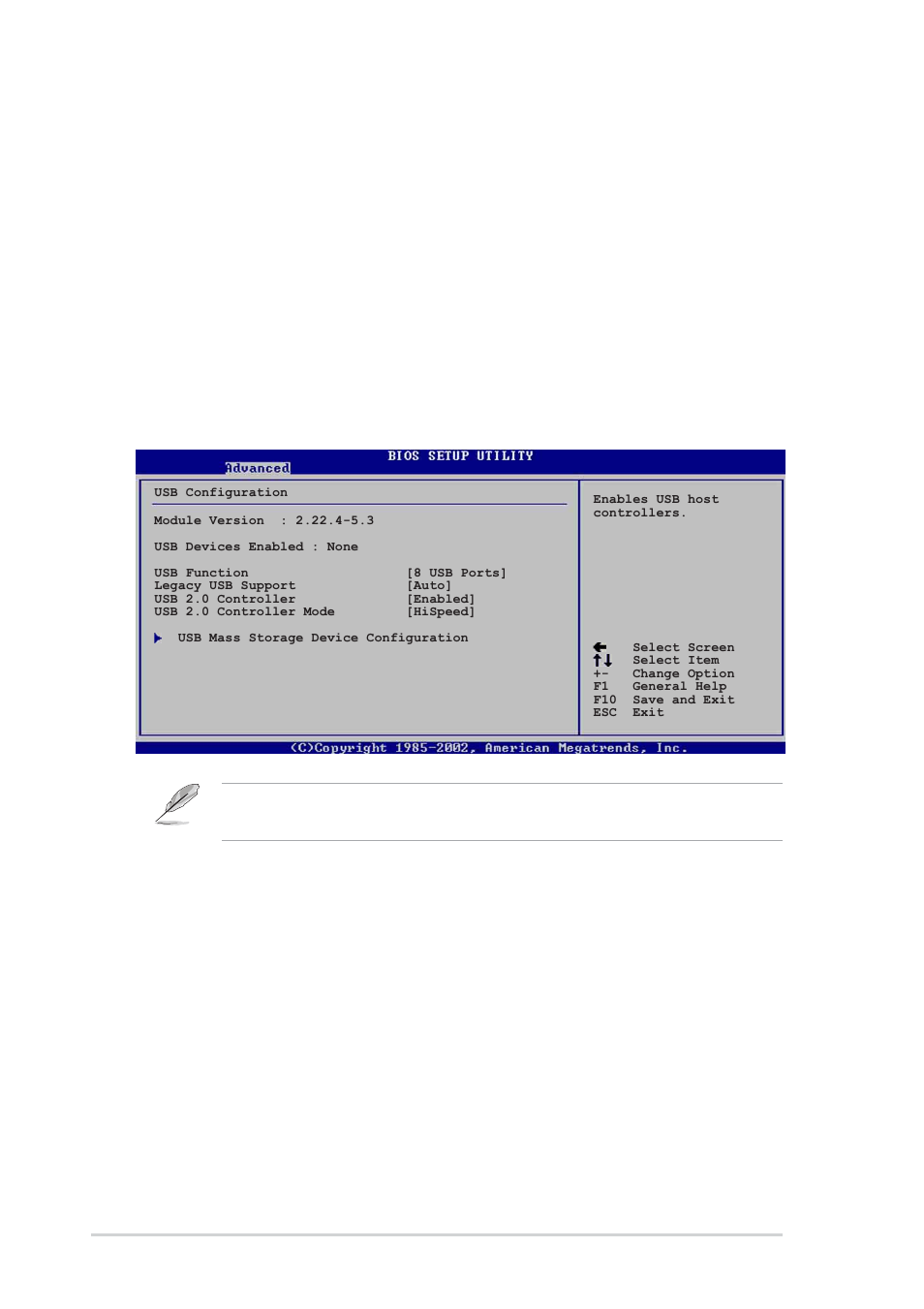 6 usb configuration, Pci ide busmaster [enabled, Irq xx [available | Usb function [8 usb ports, Legacy usb support [auto, Usb 2.0 controller [enabled | Asus P4P800S User Manual | Page 62 / 82