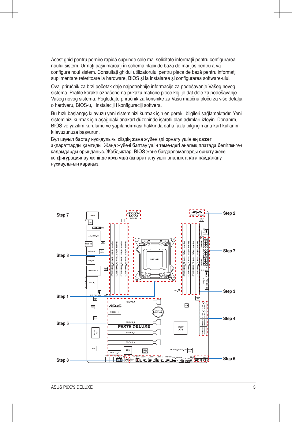 Asus P9X79 DELUXE User Manual | Page 3 / 14