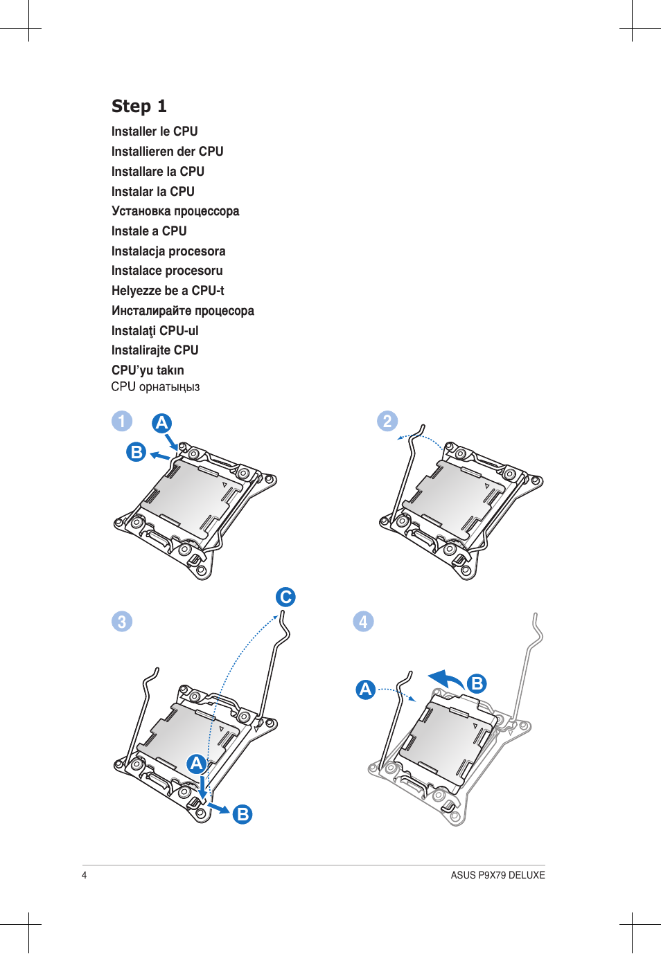 Asus P9X79 DELUXE User Manual | Page 4 / 14