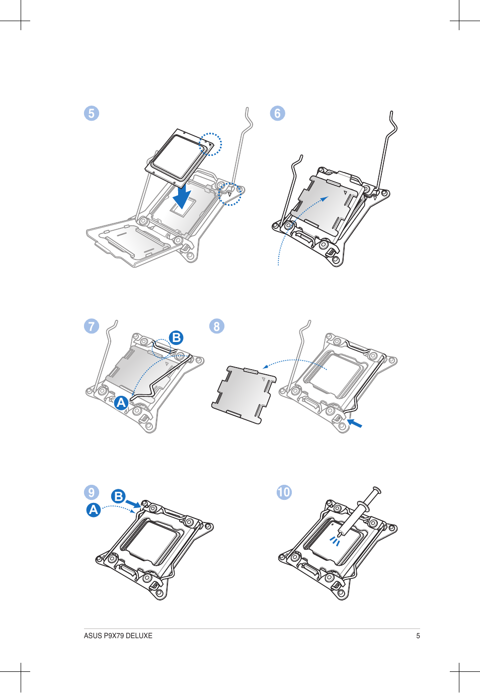 Asus P9X79 DELUXE User Manual | Page 5 / 14