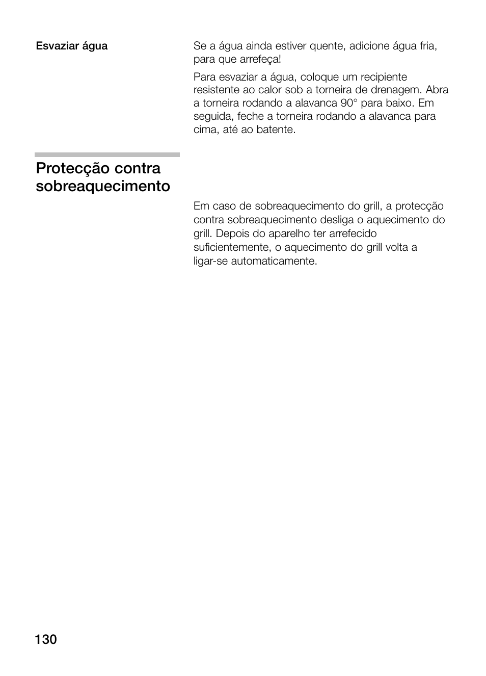 Protecção contra sobreaquecimento | Neff N64K30N0 User Manual | Page 130 / 136