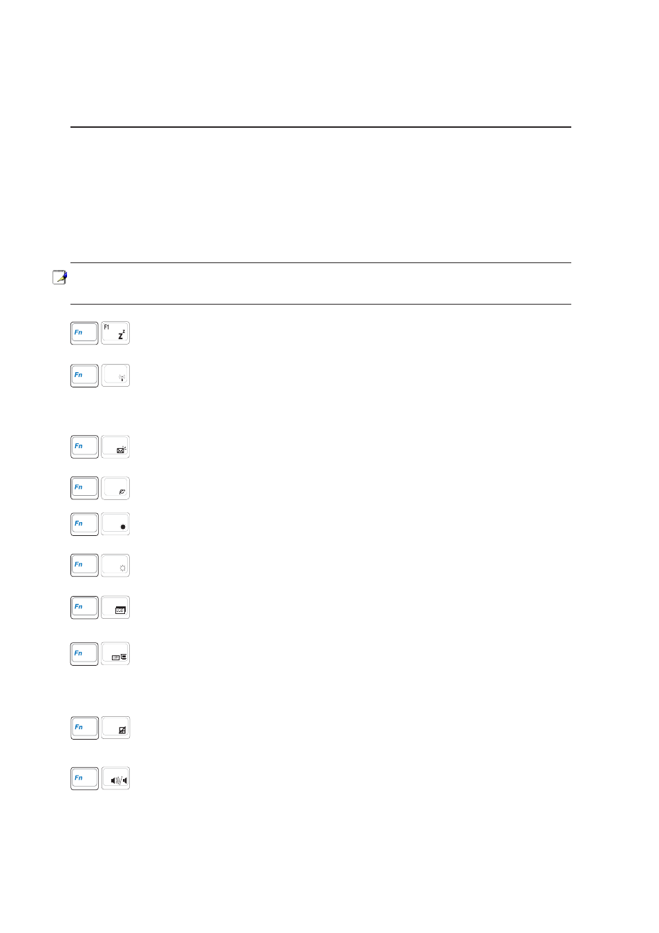 Special keyboard functions, Colored hot keys, Getting started | Asus U5F User Manual | Page 28 / 71