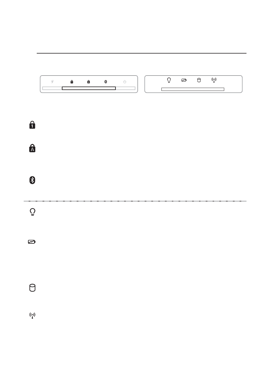 Indicators | Asus U5F User Manual | Page 31 / 71