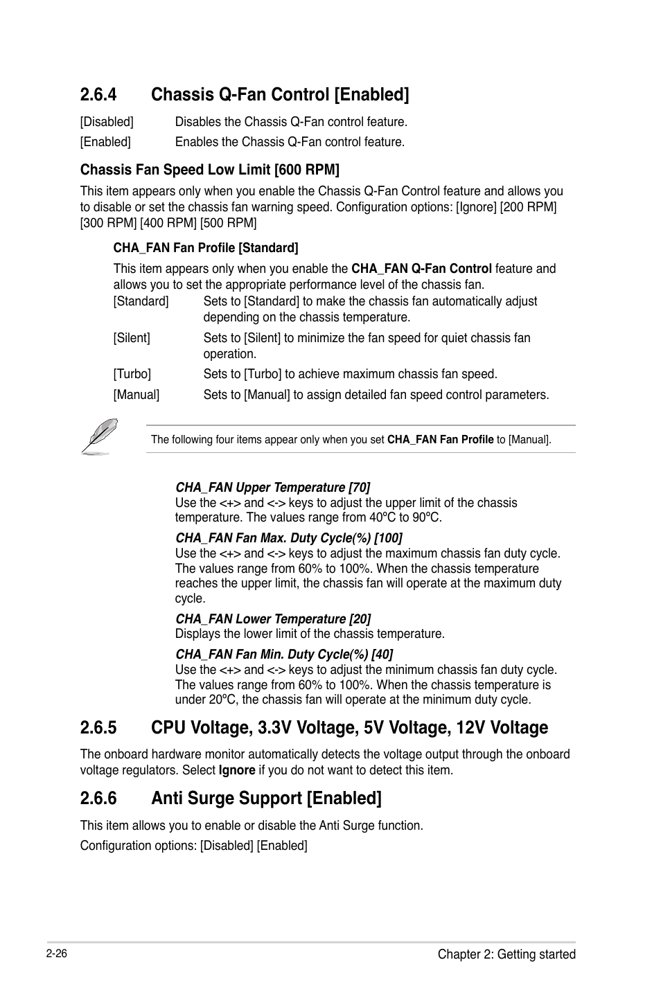 4 chassis q-fan control [enabled, 6 anti surge support [enabled | Asus B75M-PLUS User Manual | Page 56 / 69