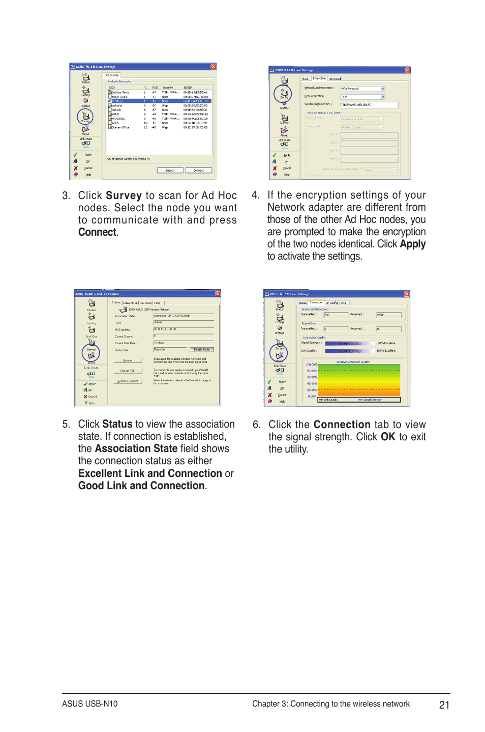 Asus USB-N10 User Manual | Page 21 / 46