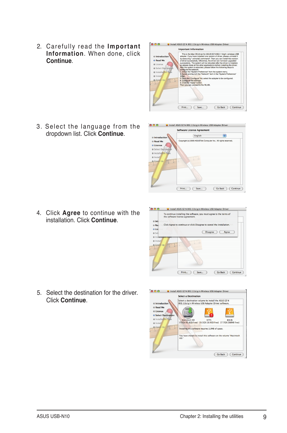 Asus USB-N10 User Manual | Page 9 / 46