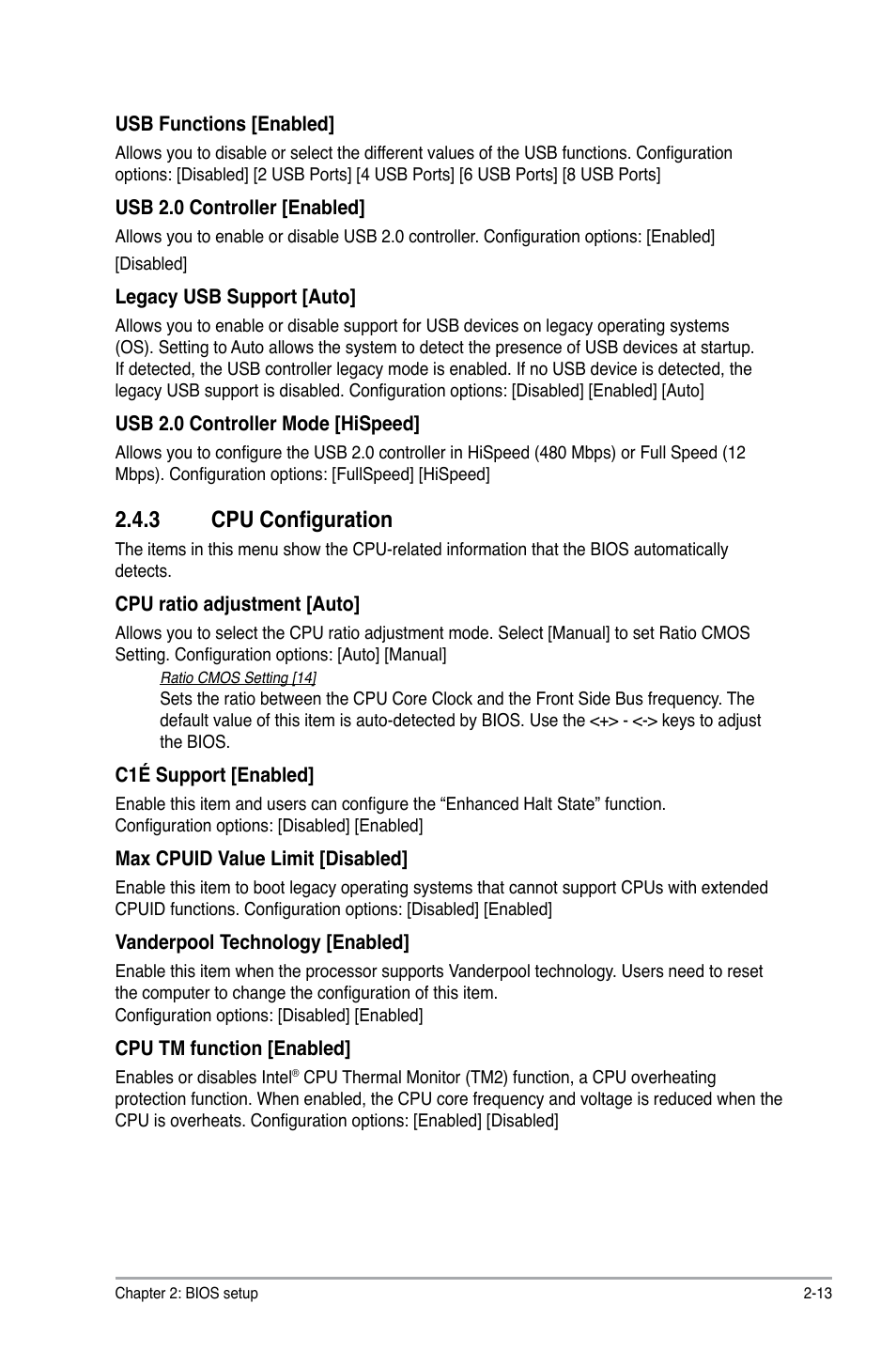 3 cpu configuration, 3 cpu configuration -13 | Asus P5KPL-AM/PS User Manual | Page 53 / 62