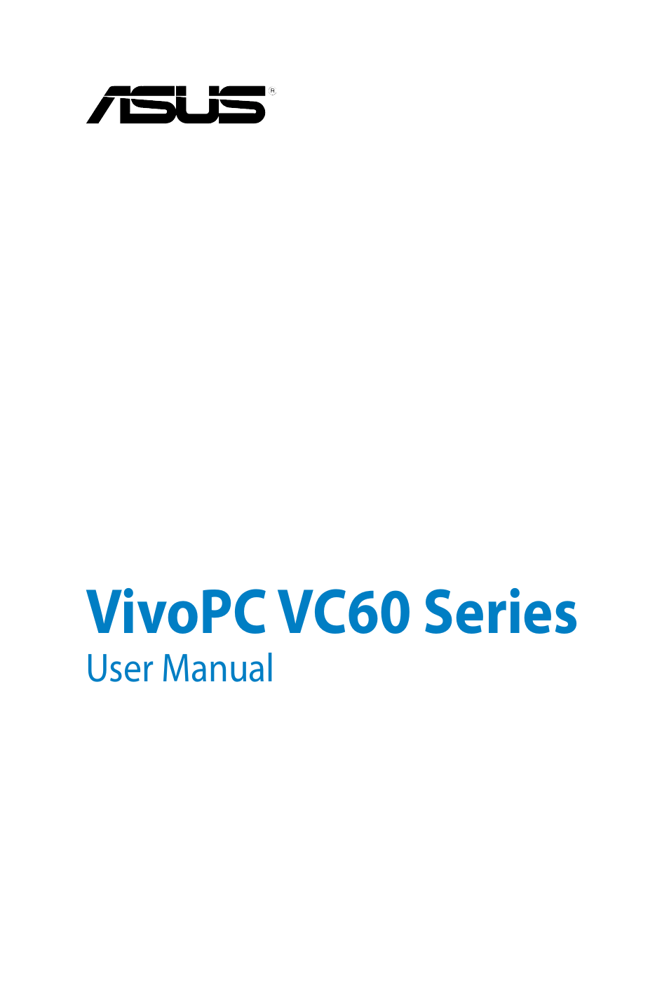 Asus VC60V User Manual | 38 pages