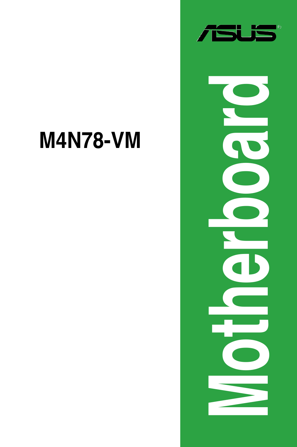 Asus M4N78-VM User Manual | 64 pages