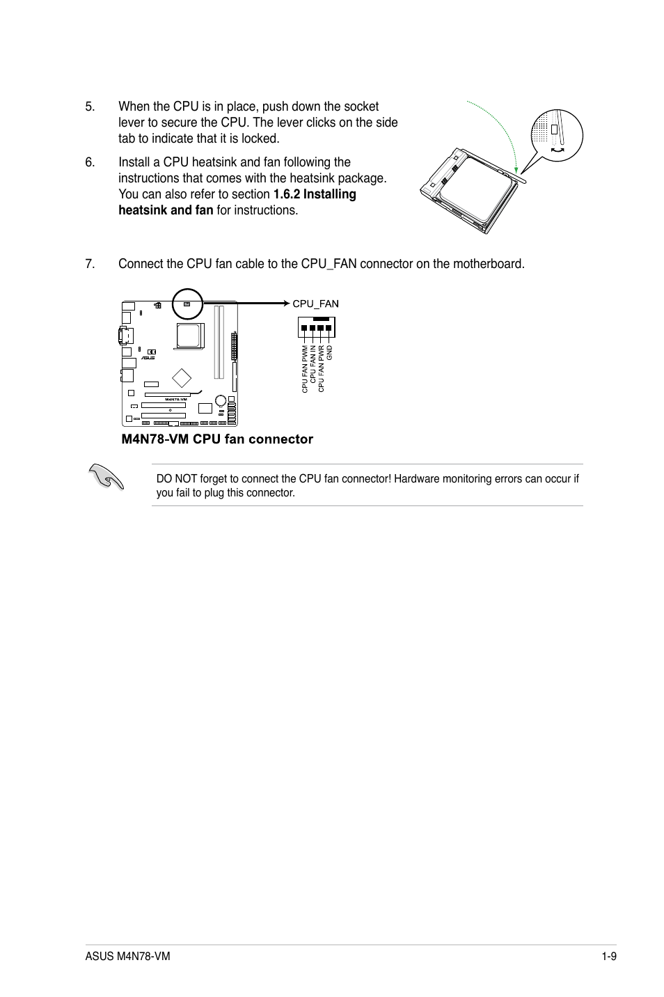 Asus M4N78-VM User Manual | Page 21 / 64