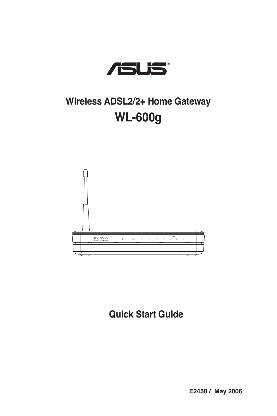 Asus WL-600g User Manual | 18 pages