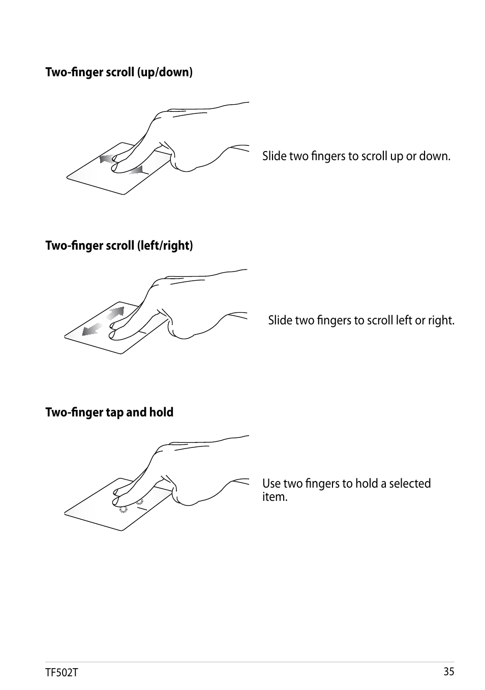 Asus Transformer Pad TF502T User Manual | Page 35 / 84