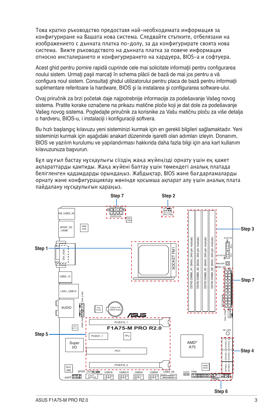 Asus F1A75-M PRO R2.0 User Manual | Page 3 / 12