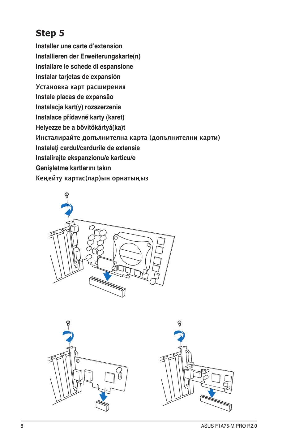 Step 5 | Asus F1A75-M PRO R2.0 User Manual | Page 8 / 12