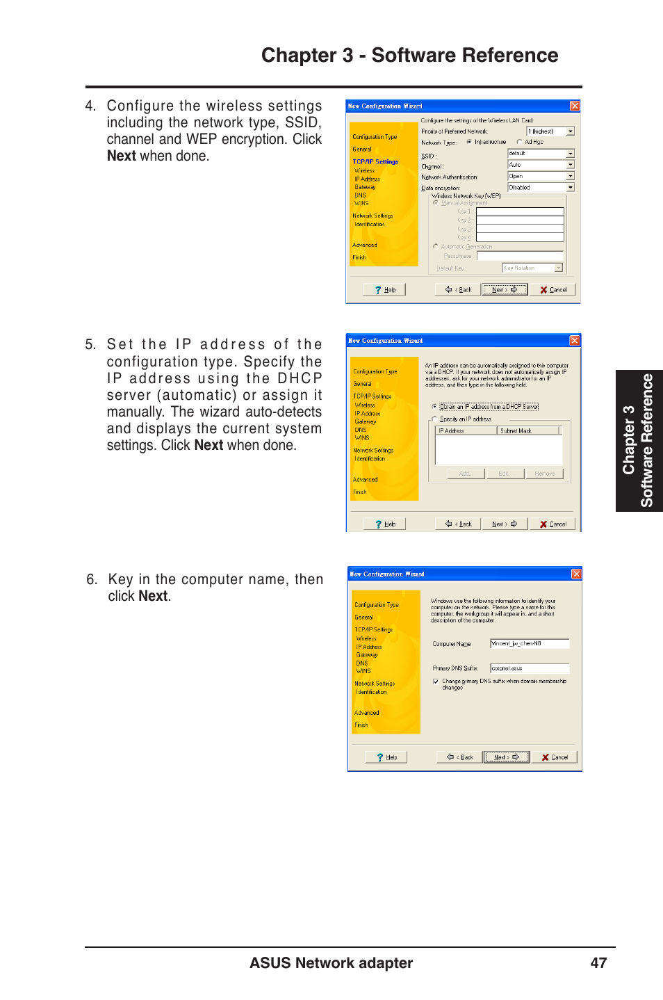 Chapter 3 - software reference | Asus USB-N13 User Manual | Page 47 / 69