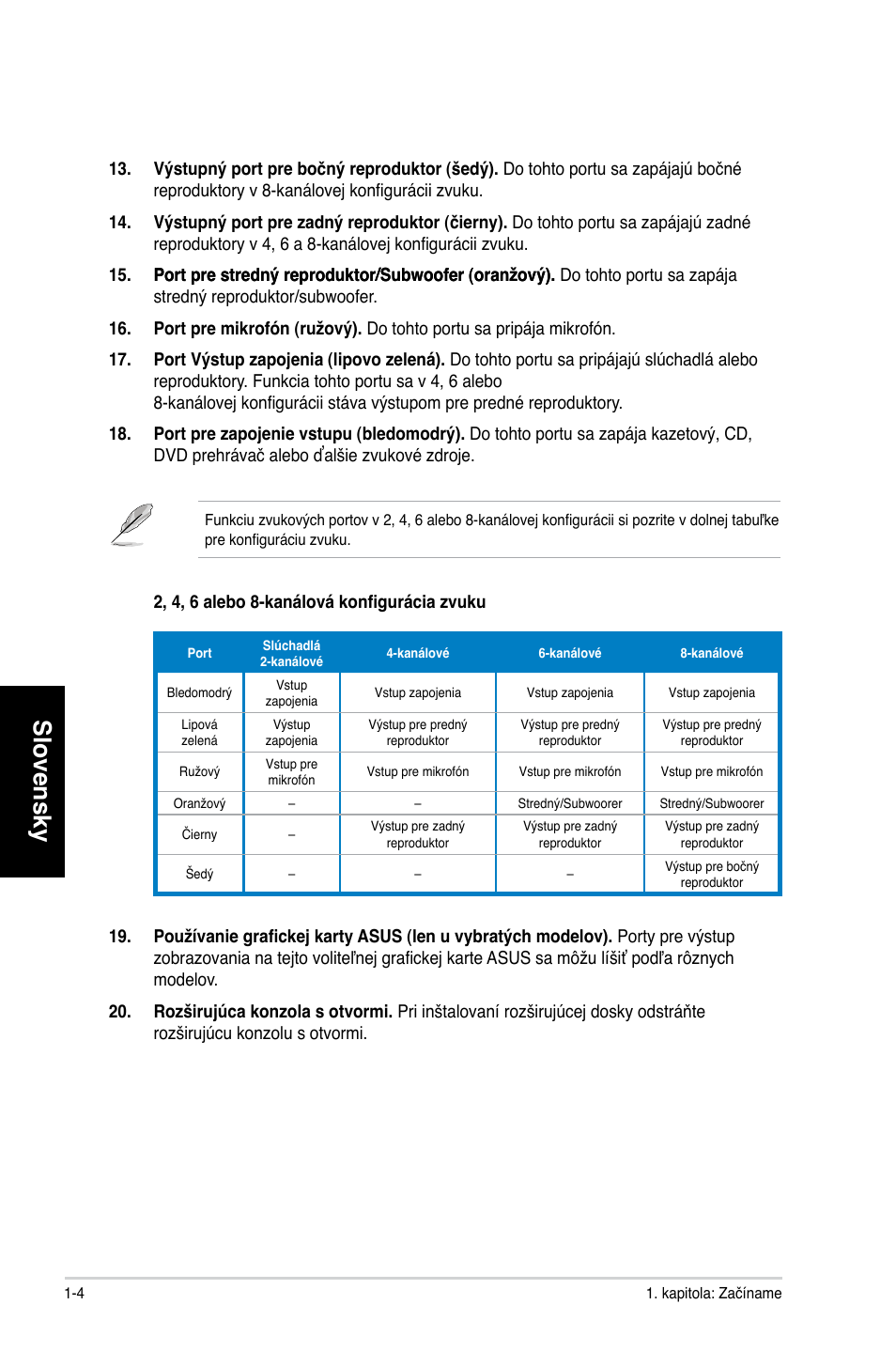 Slovensky | Asus CG8350 User Manual | Page 242 / 384