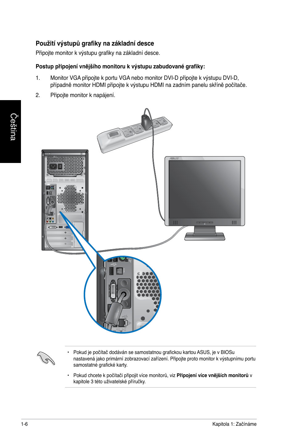 Čeština | Asus CG8350 User Manual | Page 92 / 384