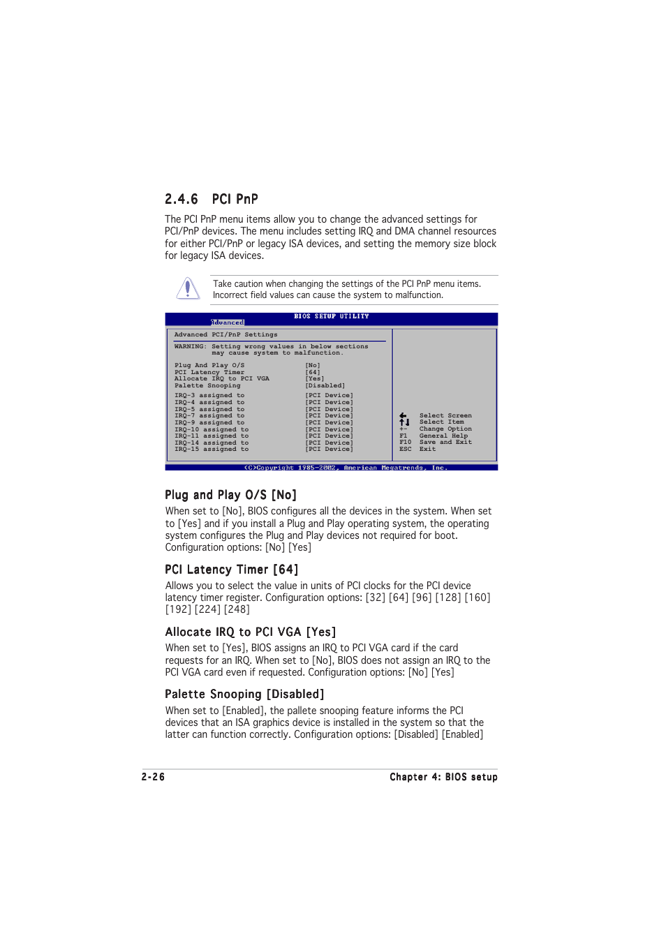 6 pci pnp pci pnp pci pnp pci pnp pci pnp | Asus P5GPL-X User Manual | Page 72 / 94