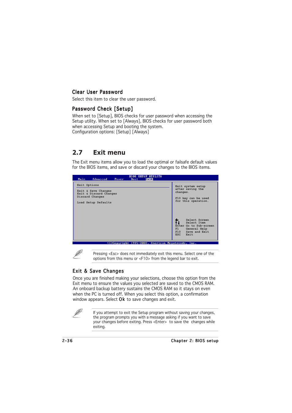 7 exit menu | Asus P5GPL-X User Manual | Page 82 / 94