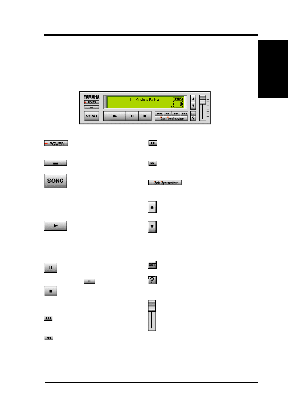 Software reference, 4 using yamaha xgstudio player, 1 yamaha xgstudio player control panel | Asus MEW-RM User Manual | Page 109 / 128