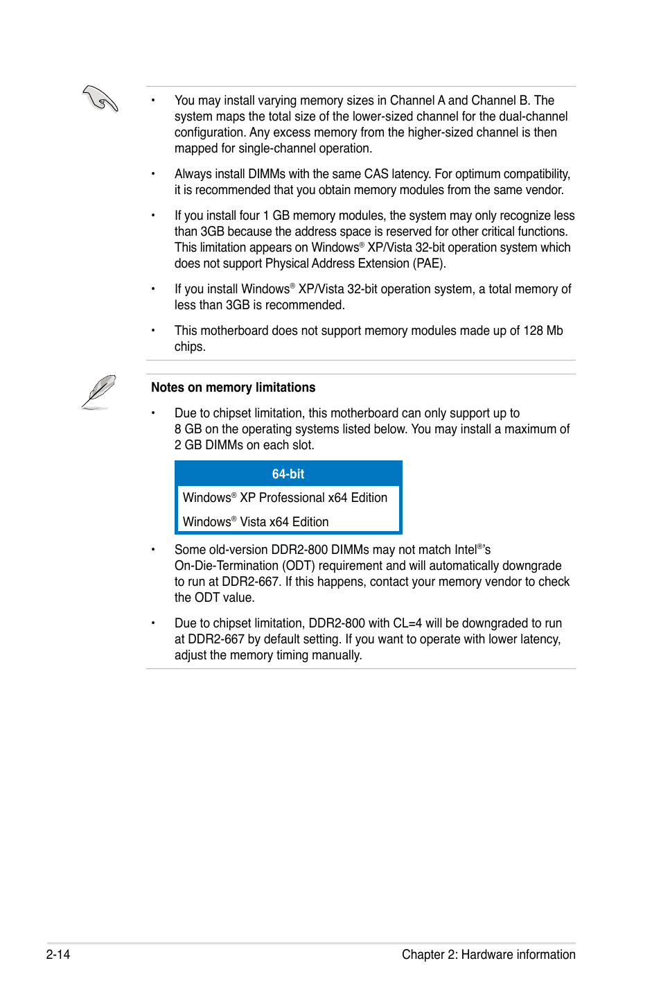 Asus P5E-VM HDMI User Manual | Page 38 / 156