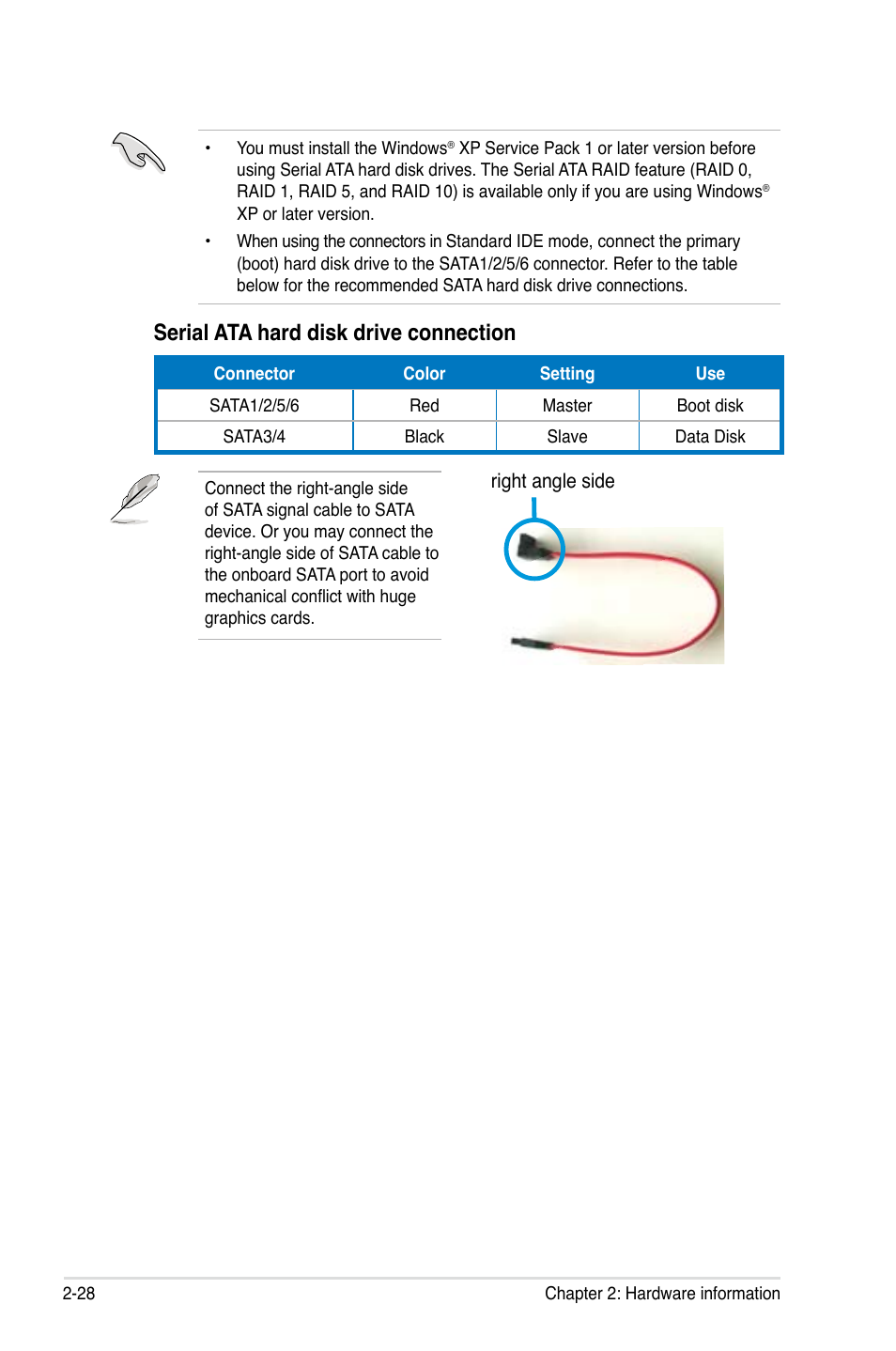 Serial ata hard disk drive connection | Asus P5E-VM HDMI User Manual | Page 52 / 156