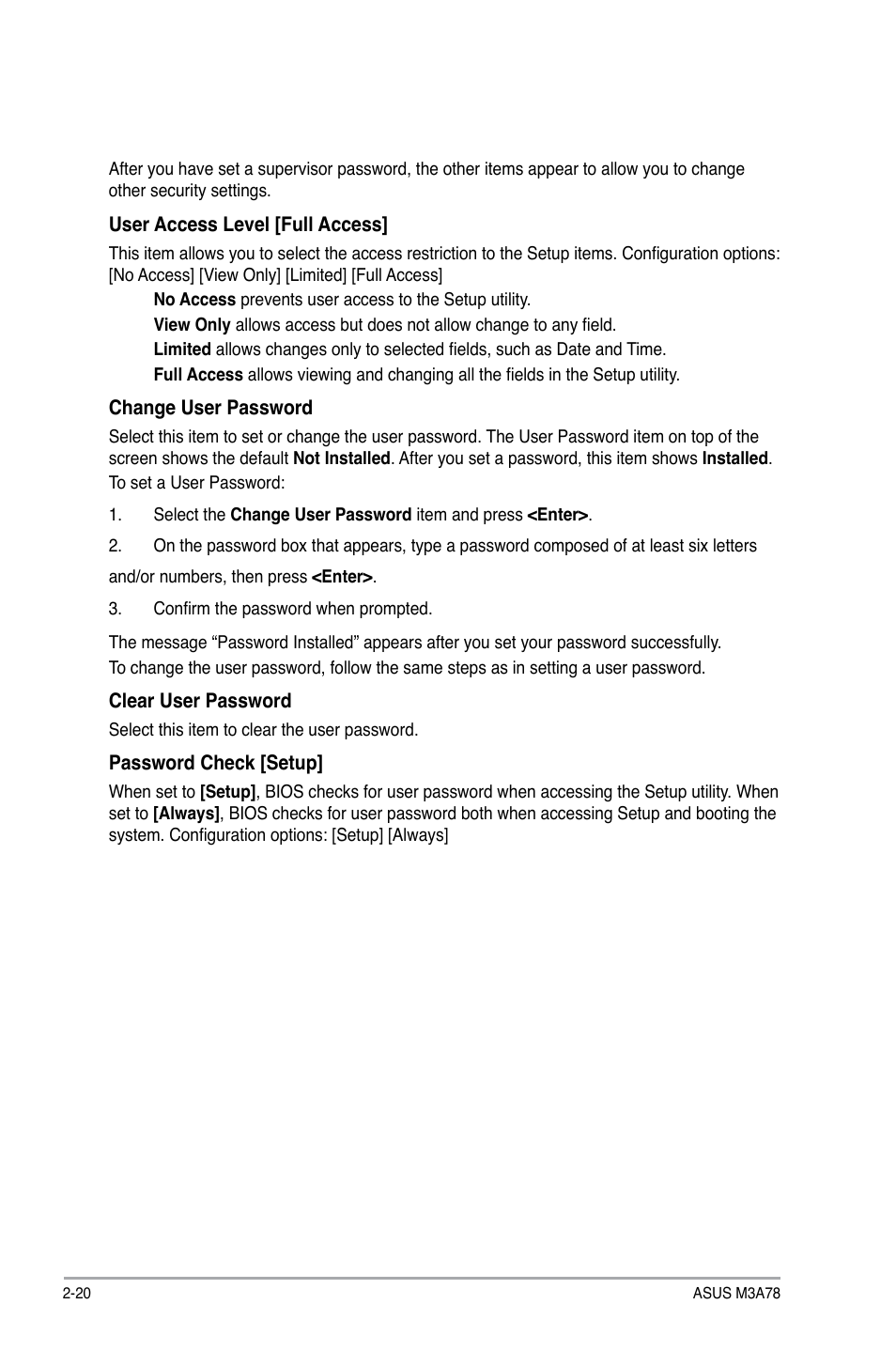 Asus M3A78 User Manual | Page 56 / 58