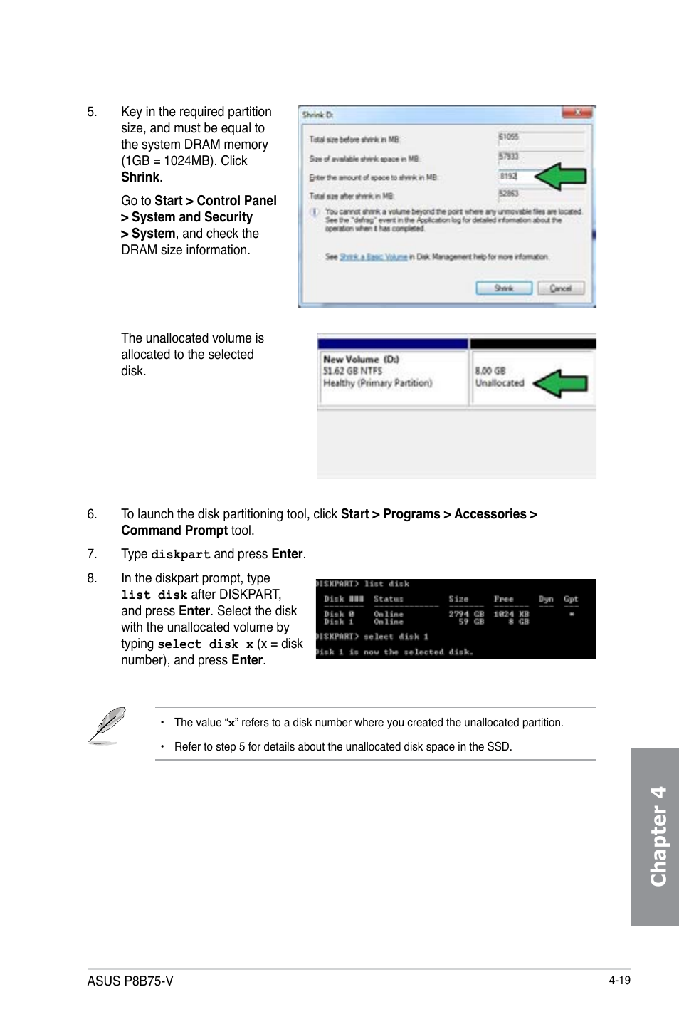 Chapter 4 | Asus P8B75-V User Manual | Page 115 / 136