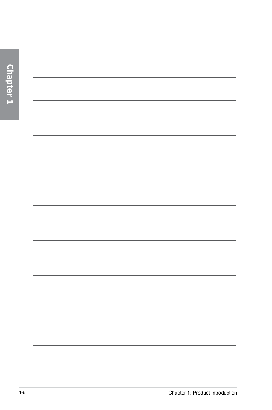 Chapter 1 | Asus P8B75-V User Manual | Page 18 / 136