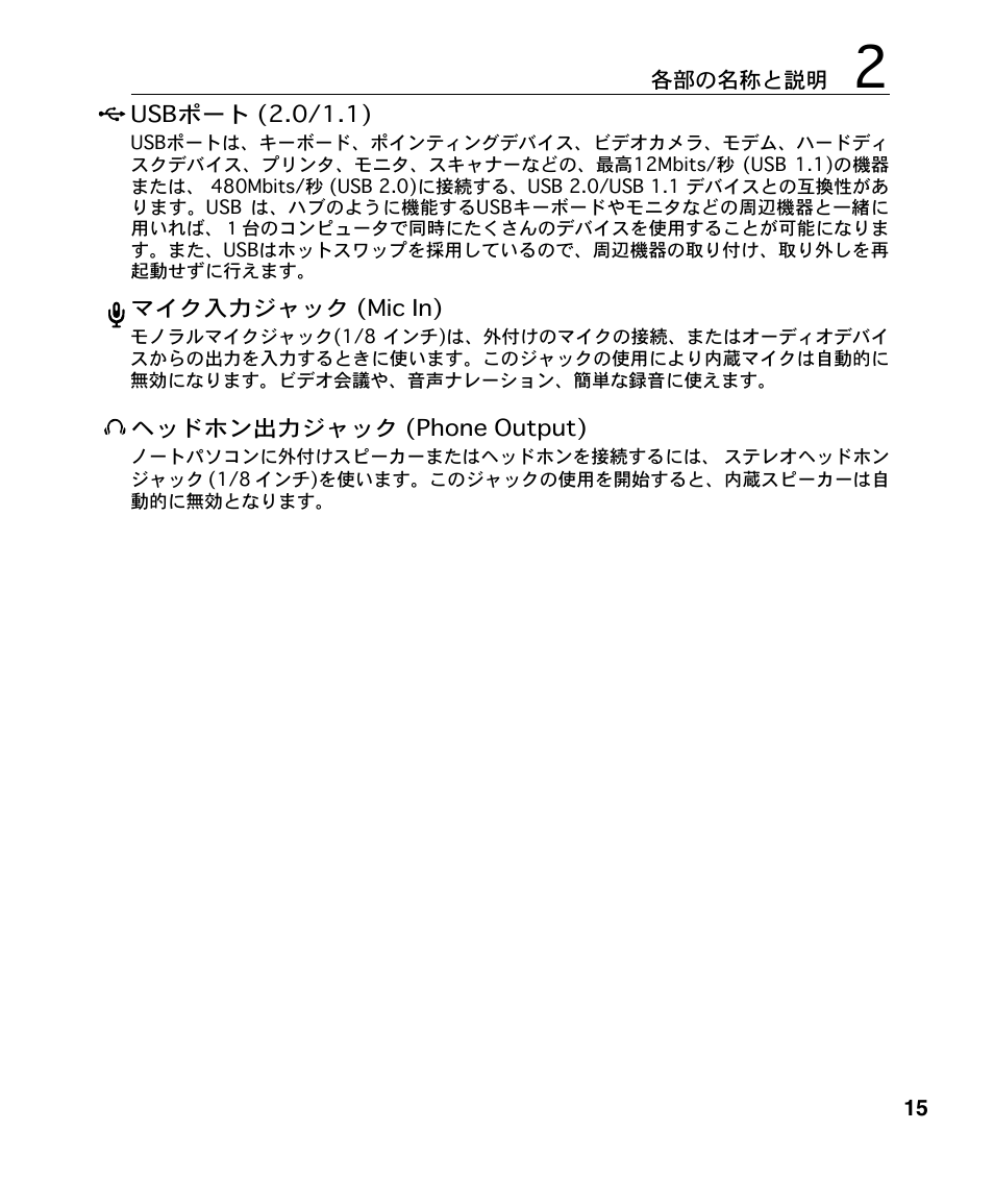 Asus A4S User Manual | Page 15 / 72