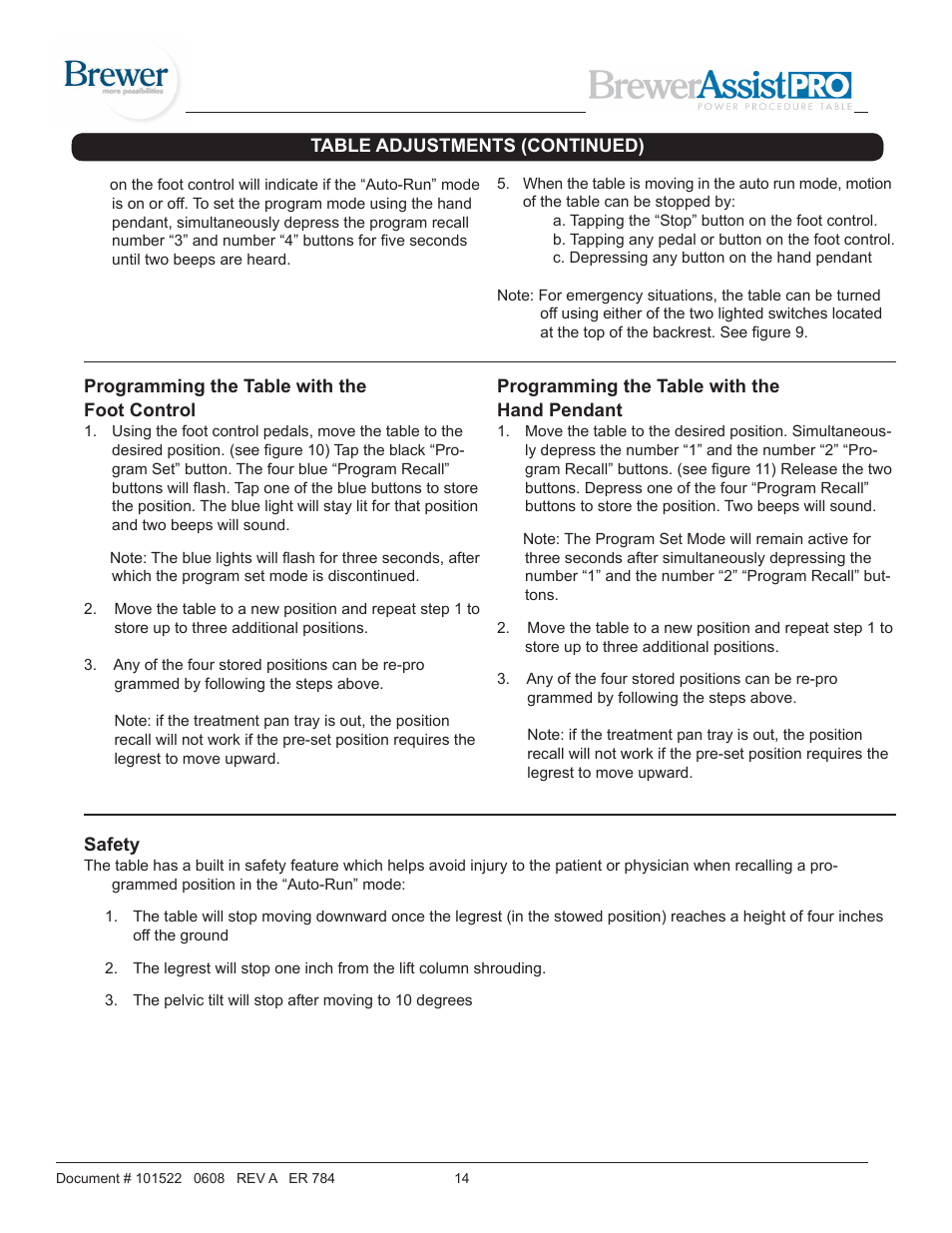 Brewer AssistPRO User Manual | Page 14 / 19