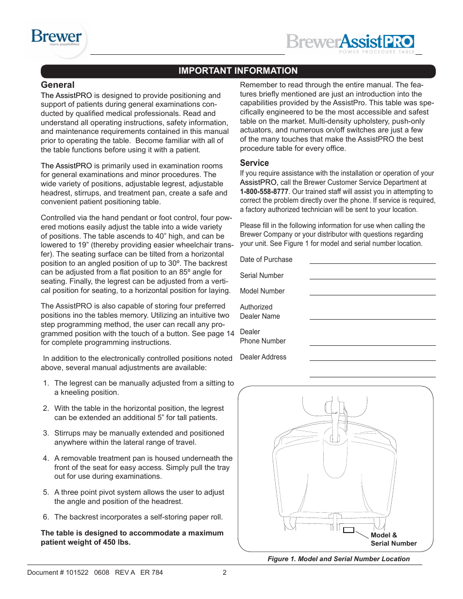 Brewer AssistPRO User Manual | Page 2 / 19