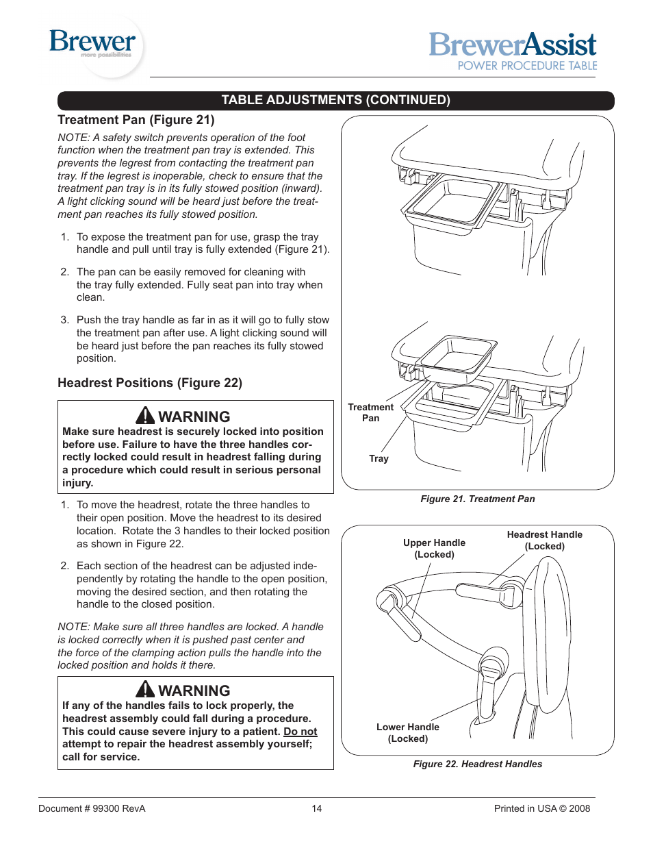 Warning | Brewer Assist Power User Manual | Page 14 / 16