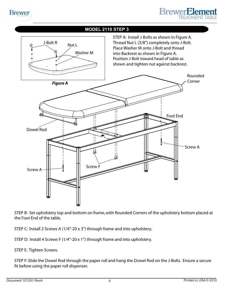 Brewer Element Treatment 2110 User Manual | Page 5 / 8