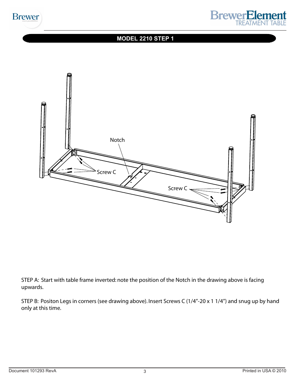 Brewer Element Treatment 2210 User Manual | Page 3 / 12