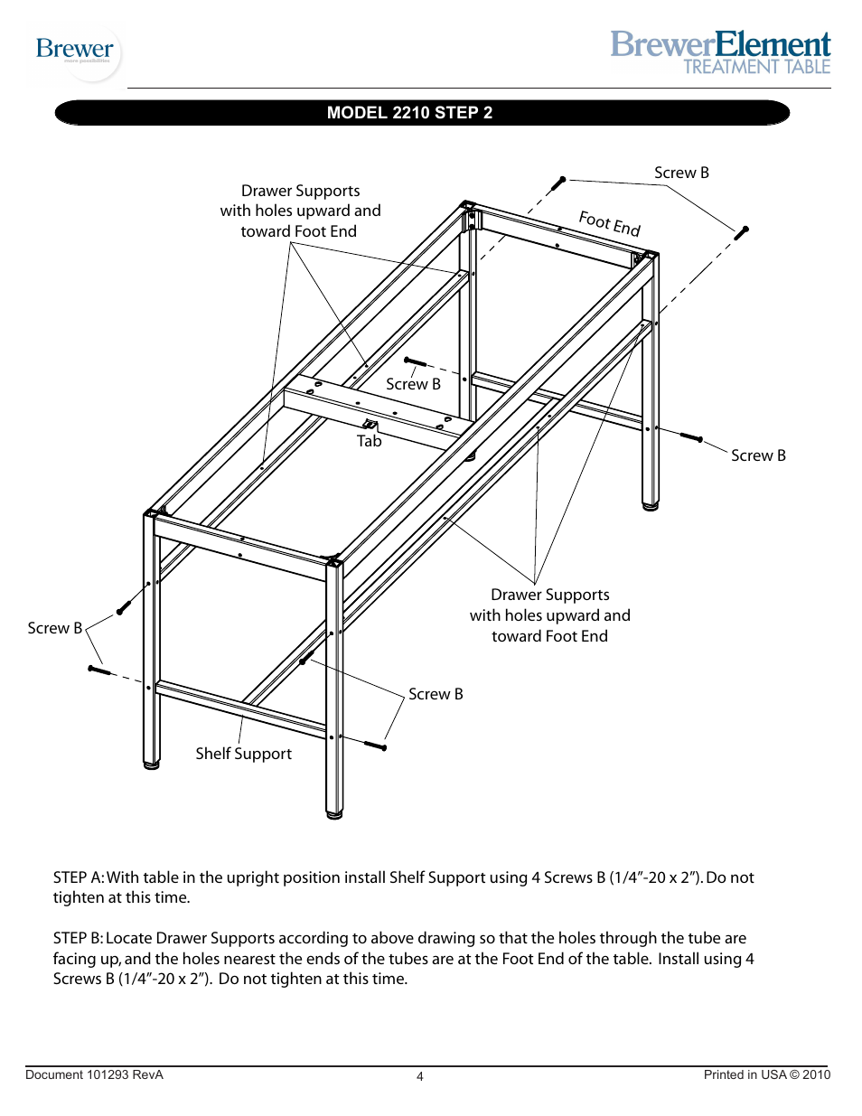 Brewer Element Treatment 2210 User Manual | Page 4 / 12