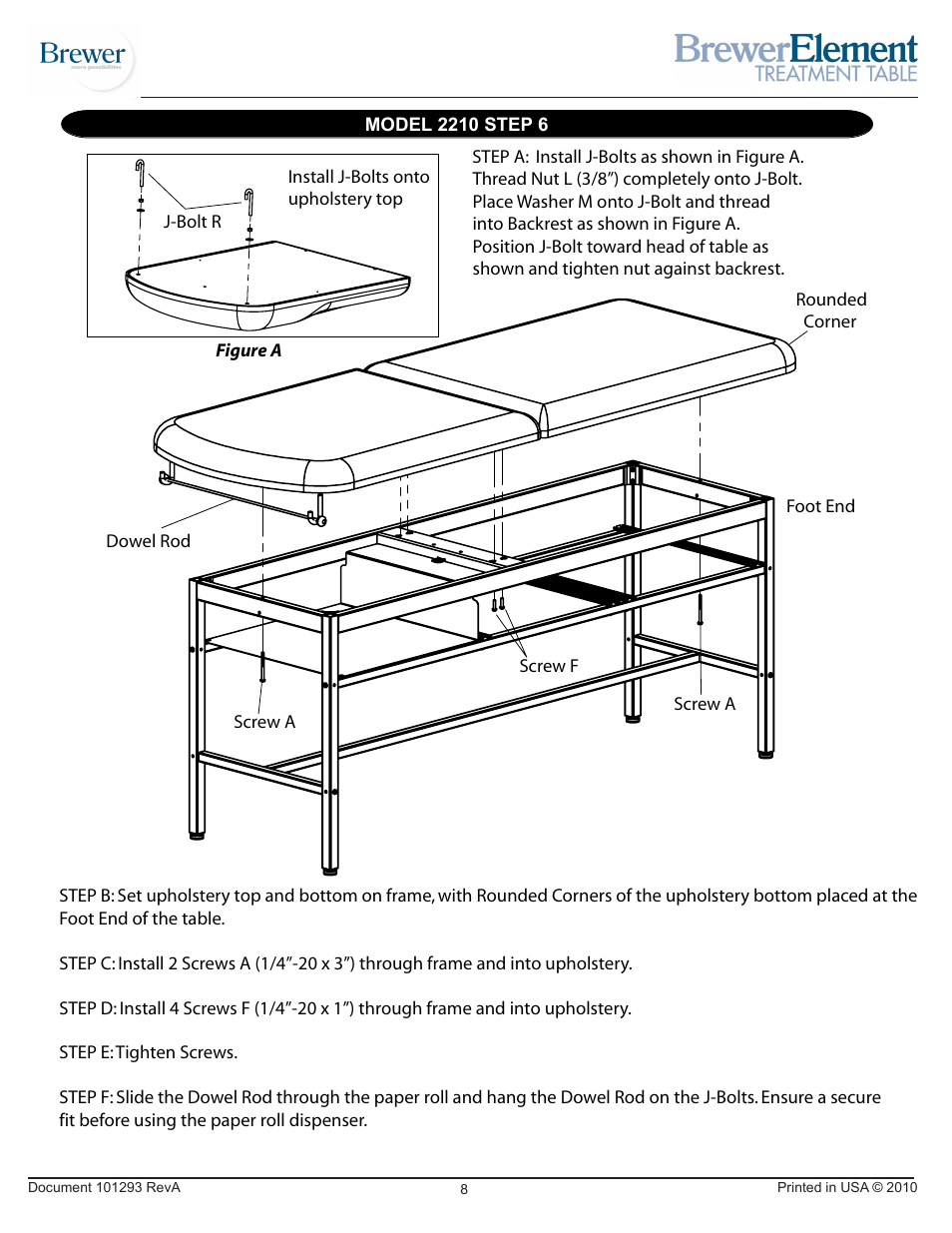 Brewer Element Treatment 2210 User Manual | Page 8 / 12